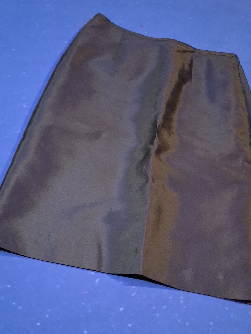 Vintage Victor Costa Black Silk Pencil Skirt